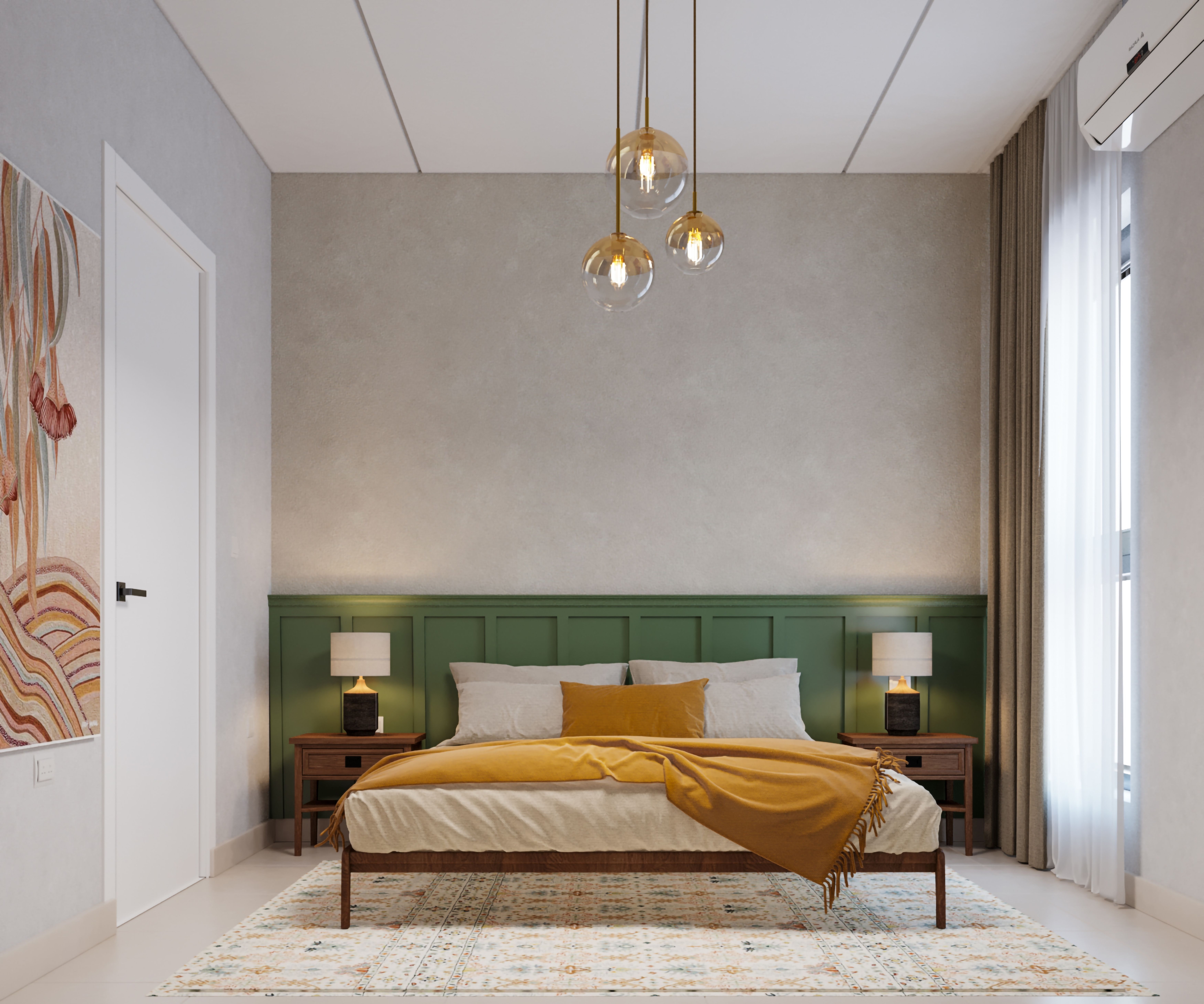 Central Region Villa Type 04 Bedroom 2 غرفة نوم