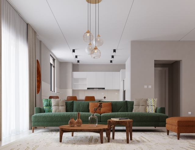 Central Region Villa Type 04 Living غرفة معيشة 