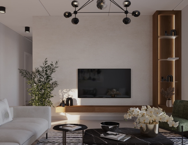 Central Region Villa Type 02 Living غرفة معيشة