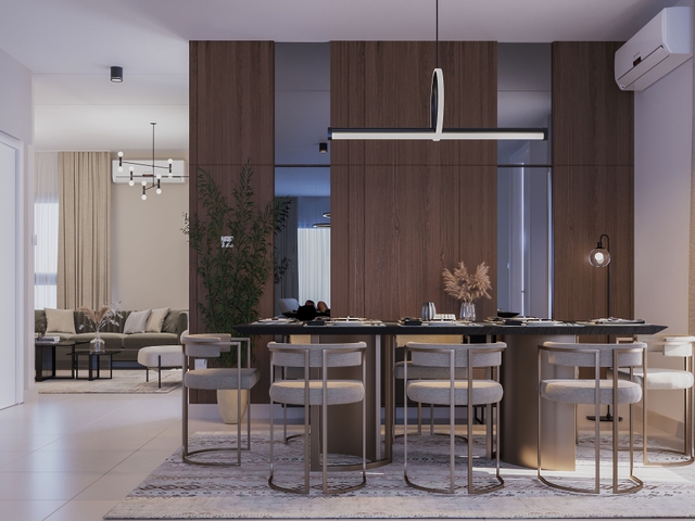 Central Region Duplex Type 04 Living 1 غرفة معيشة