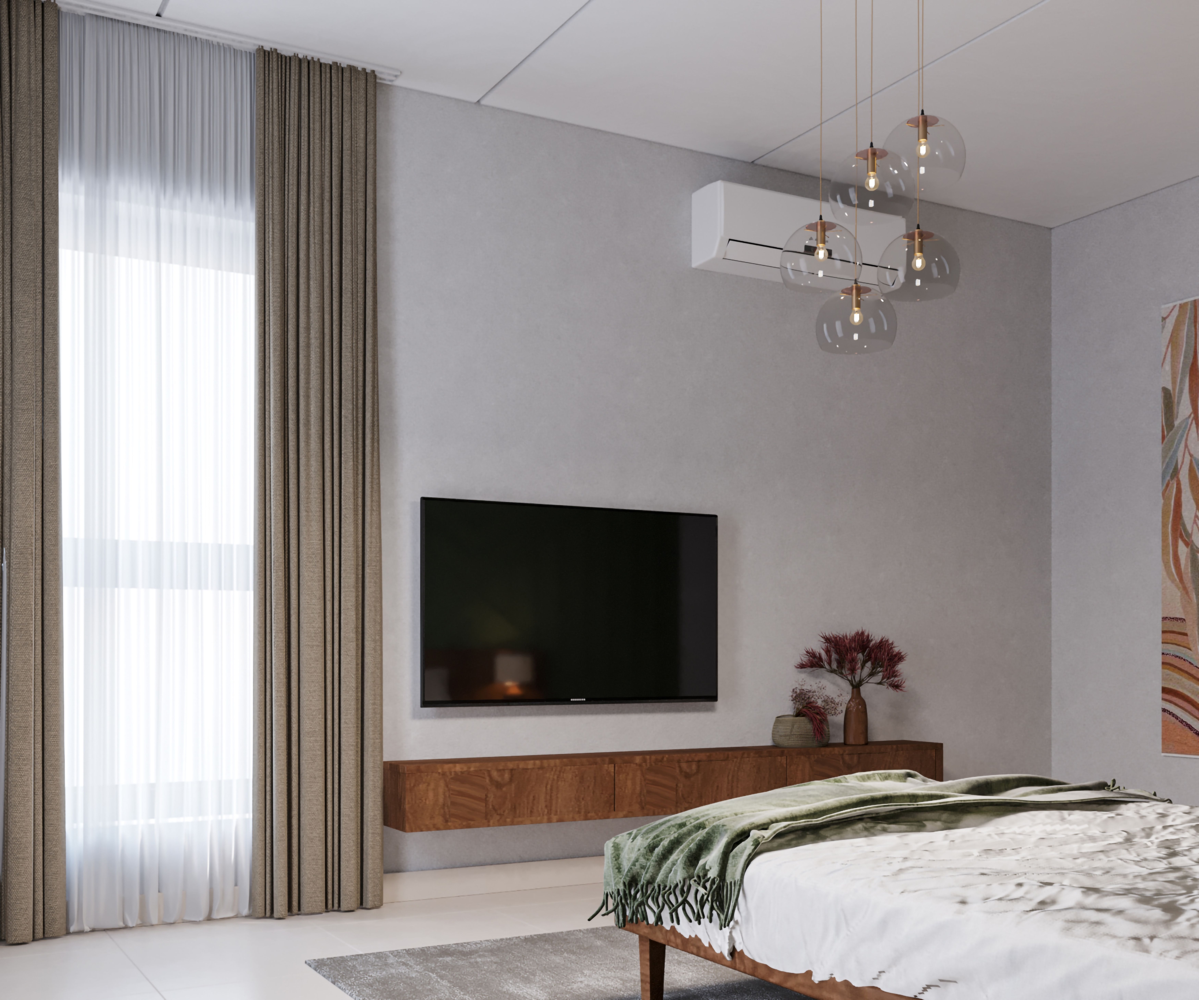 Central Region Villa Type 04 Bedroom 1 غرفة نوم