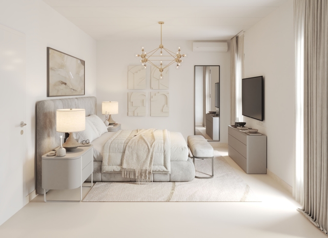 Central Region Duplex Type 04 Master Bedroom غرفة نوم