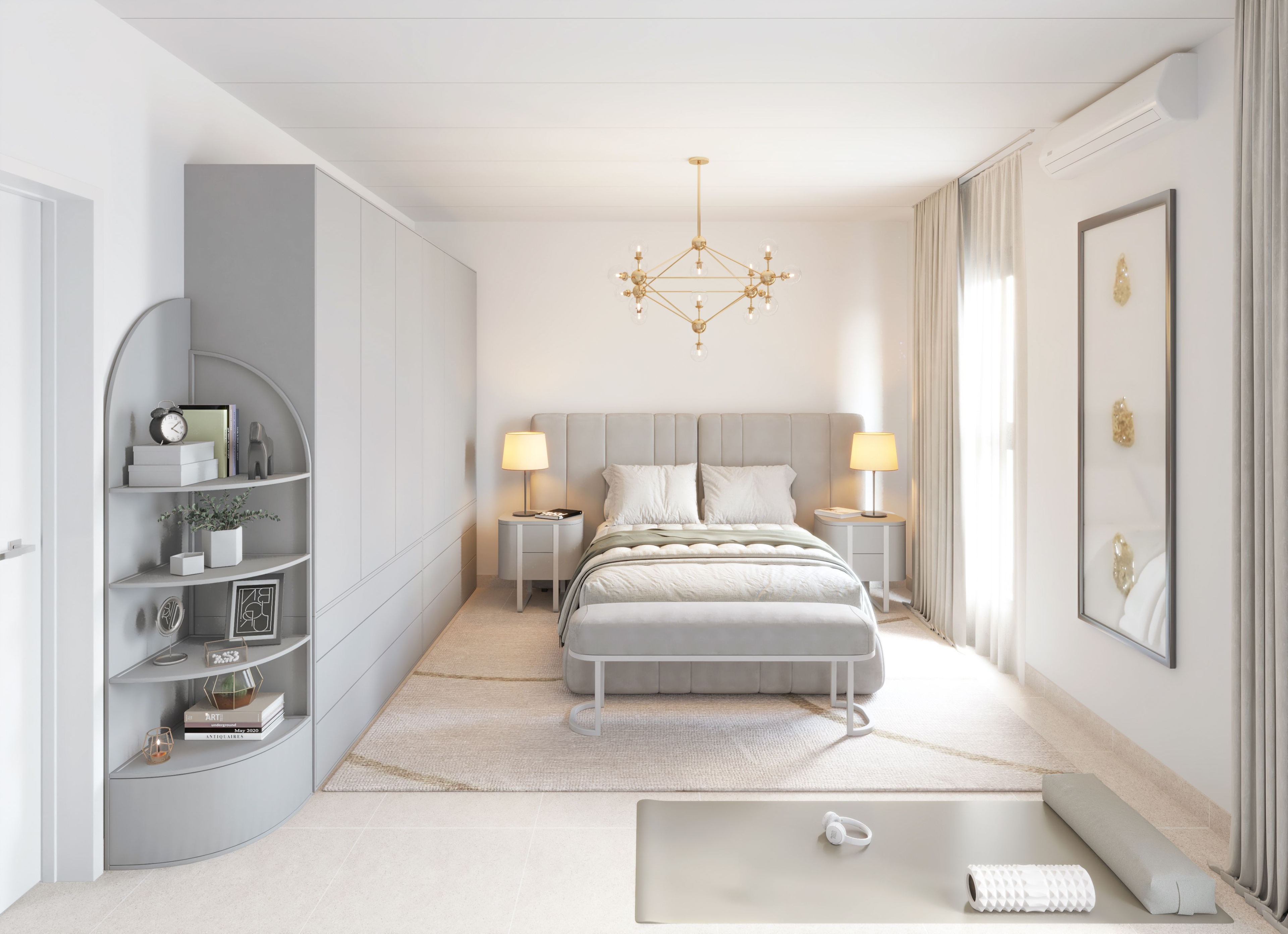 Duplex Type 02 Bedroom | غرفة نوم