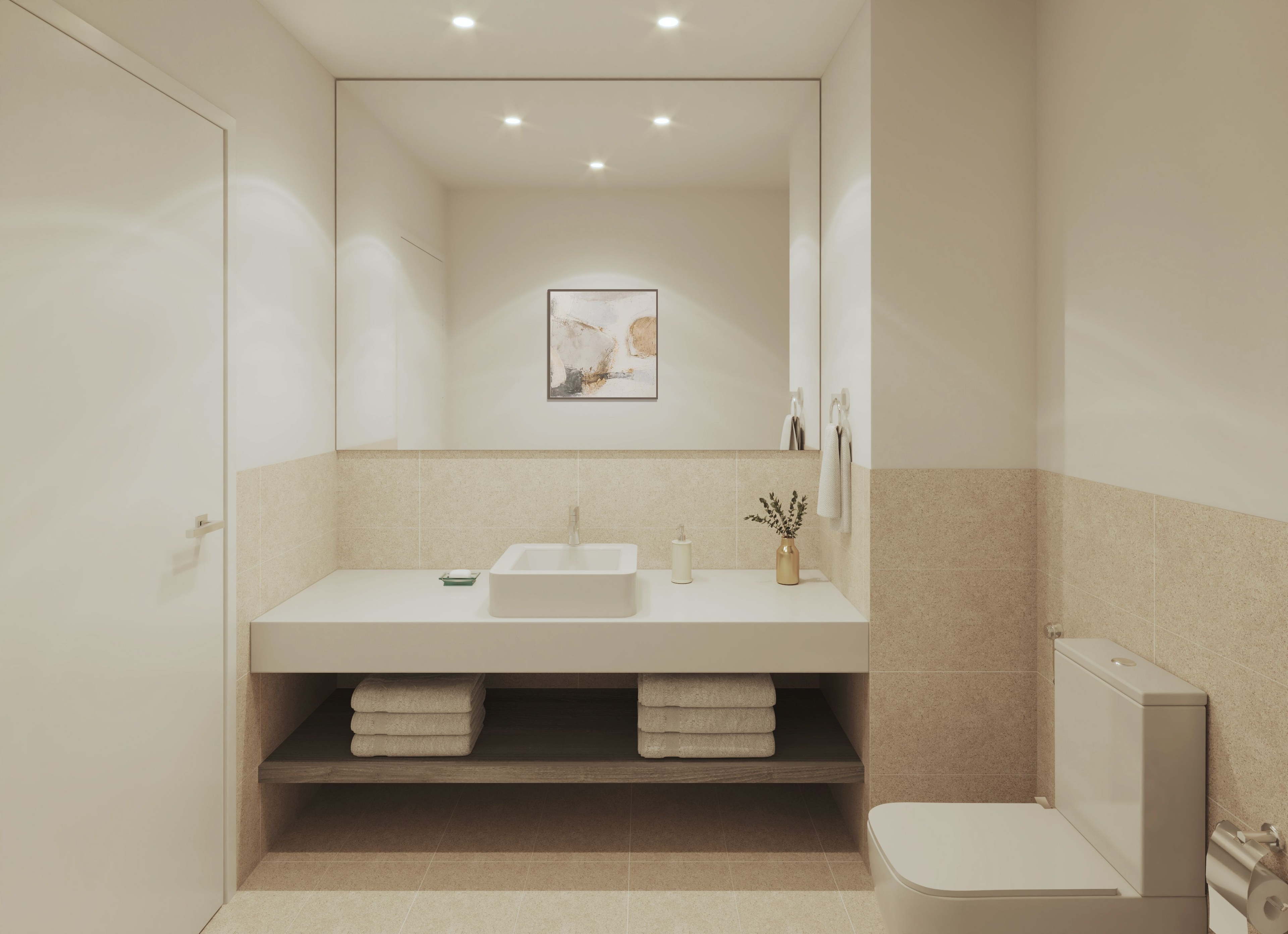 Duplex Type 02 Service Bathroom | دورة المياه