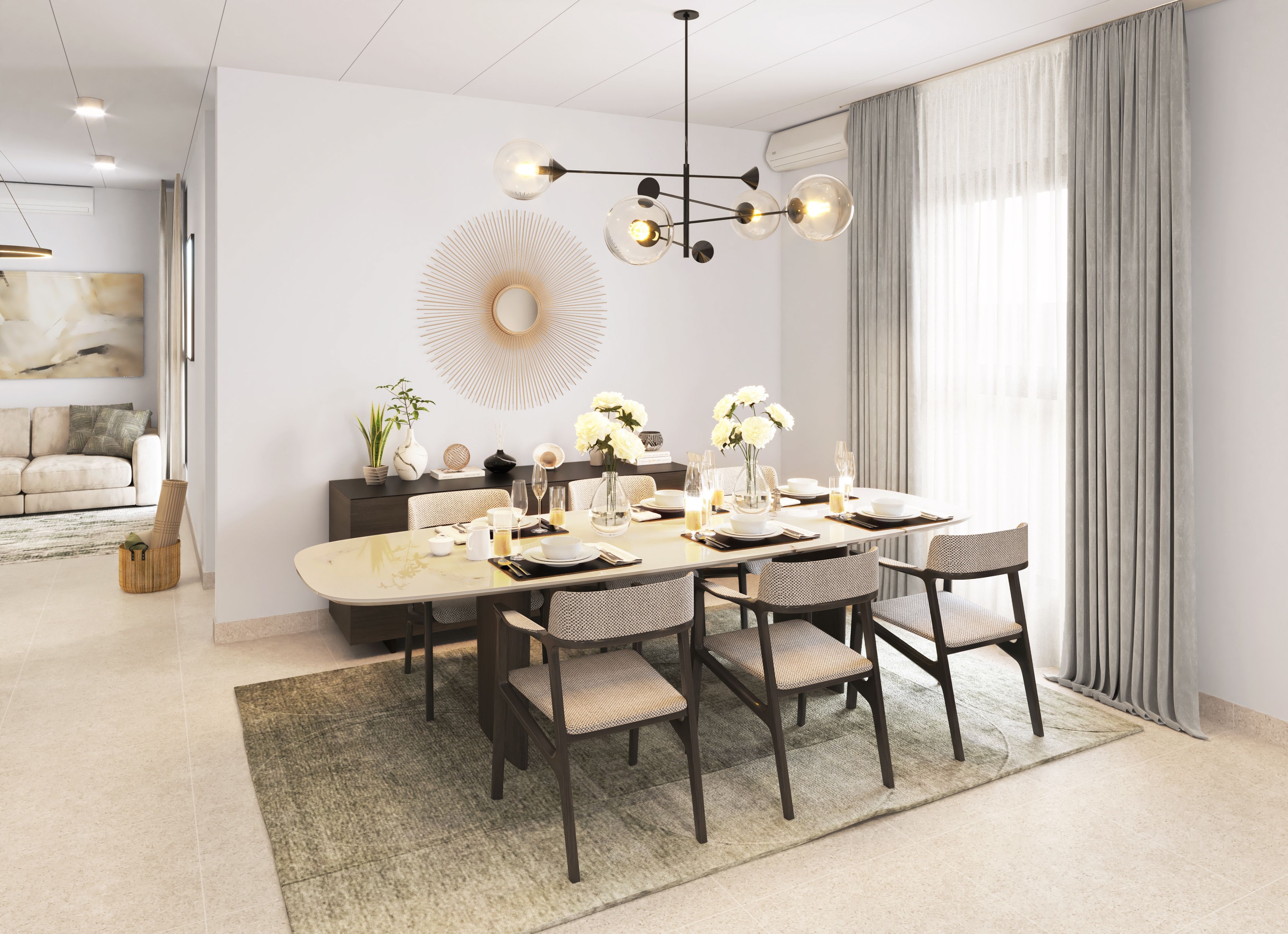 Duplex Type 4 Dining | غرفة طعام