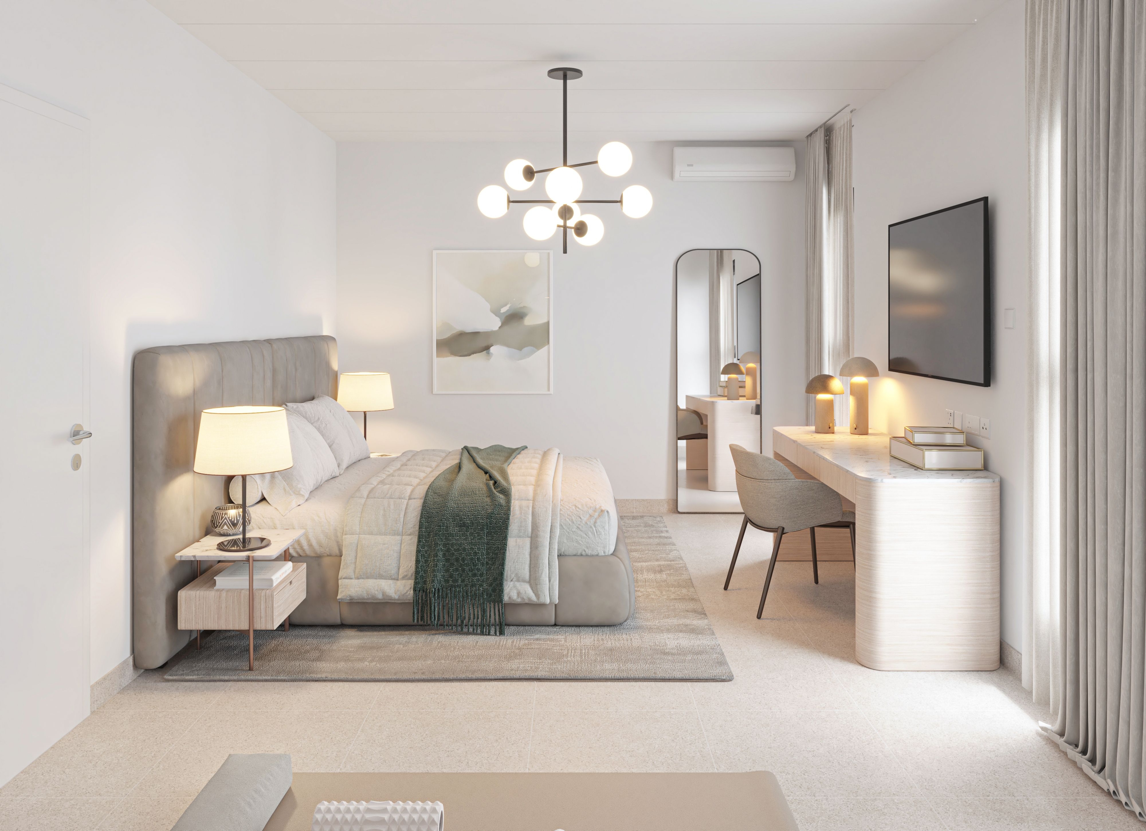 Duplex Type 4 M Bedroom | غرفة نوم