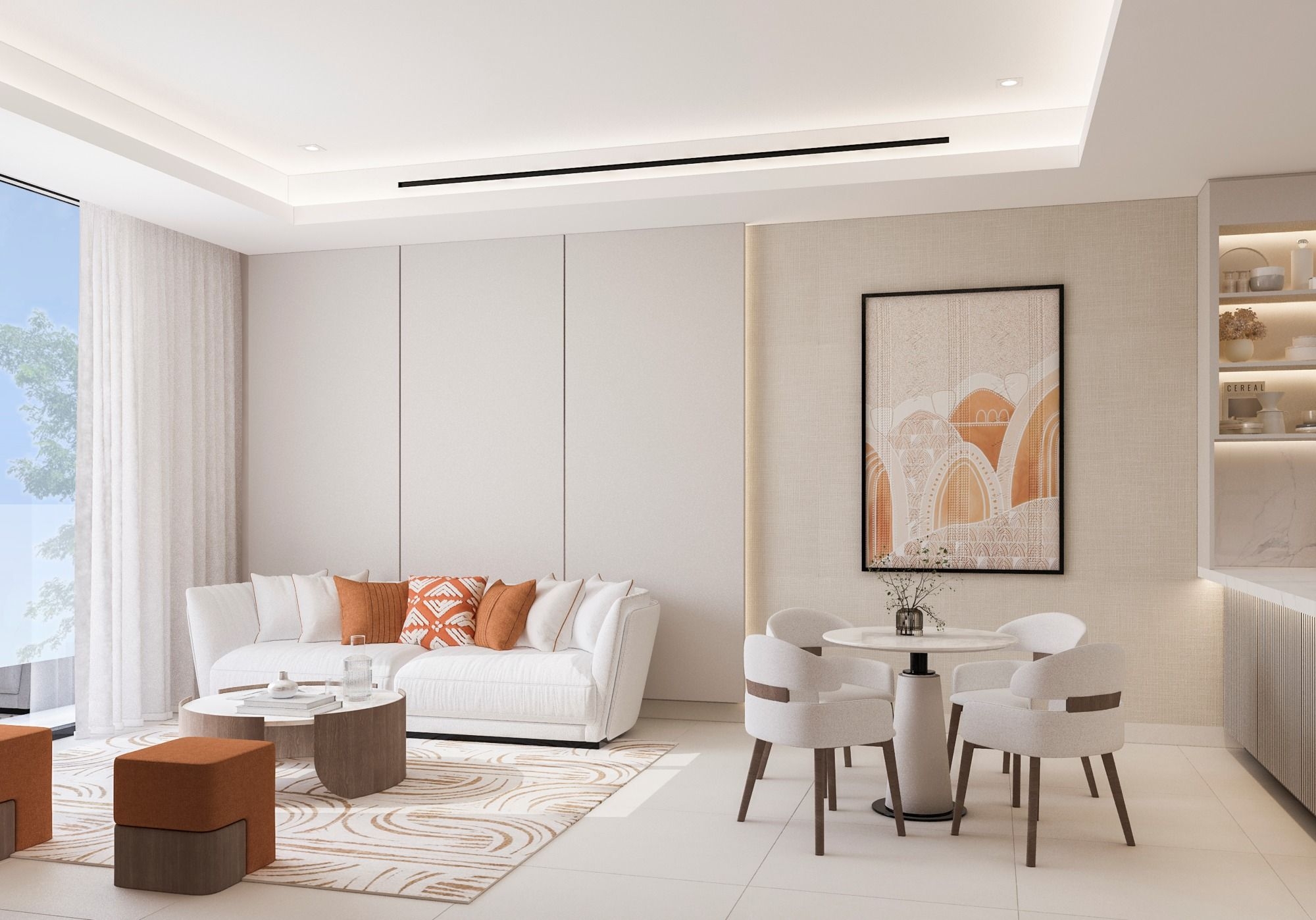 شقق واسعة بغرفة نوم