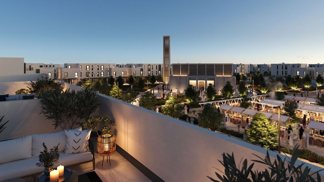 Aerial shot of MARAFY residential area | لقطة جوية لمنطقة مرافي السكنية