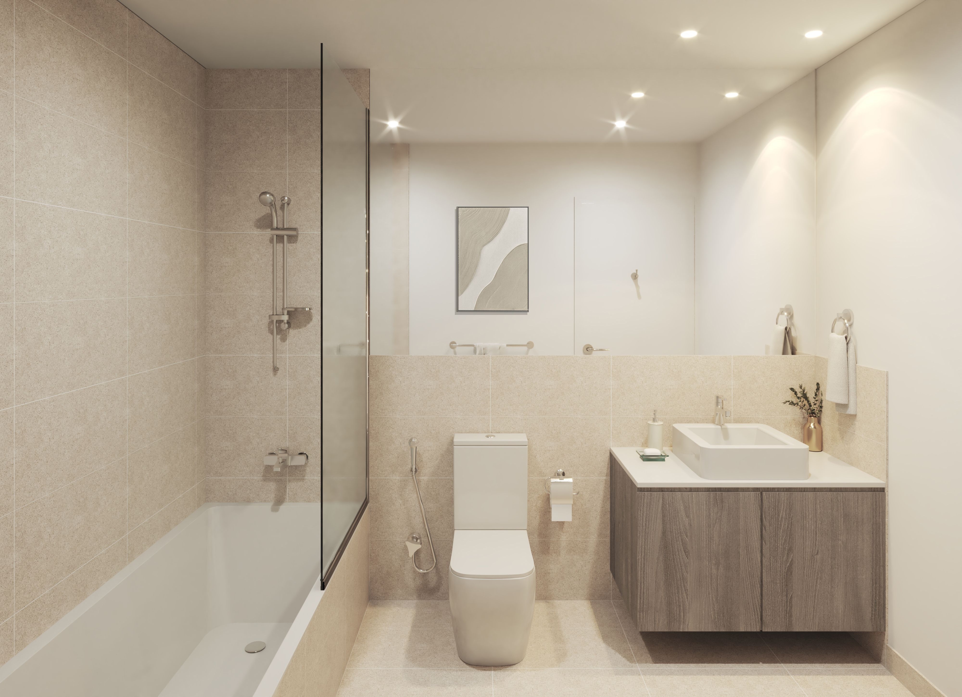 Central Region Villa Type 02 Family Bathroom دورة مياه