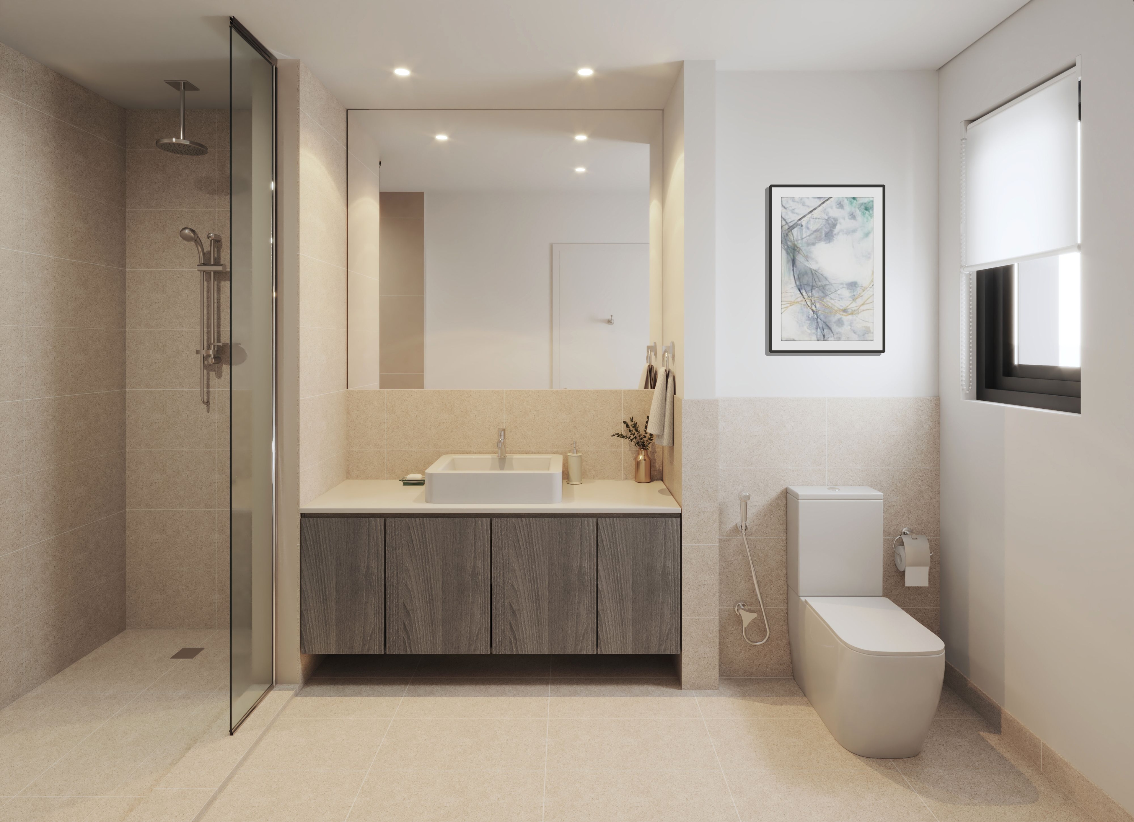 Central Region Villa Type 02 Master Bathroom دورة مياه رئيسية