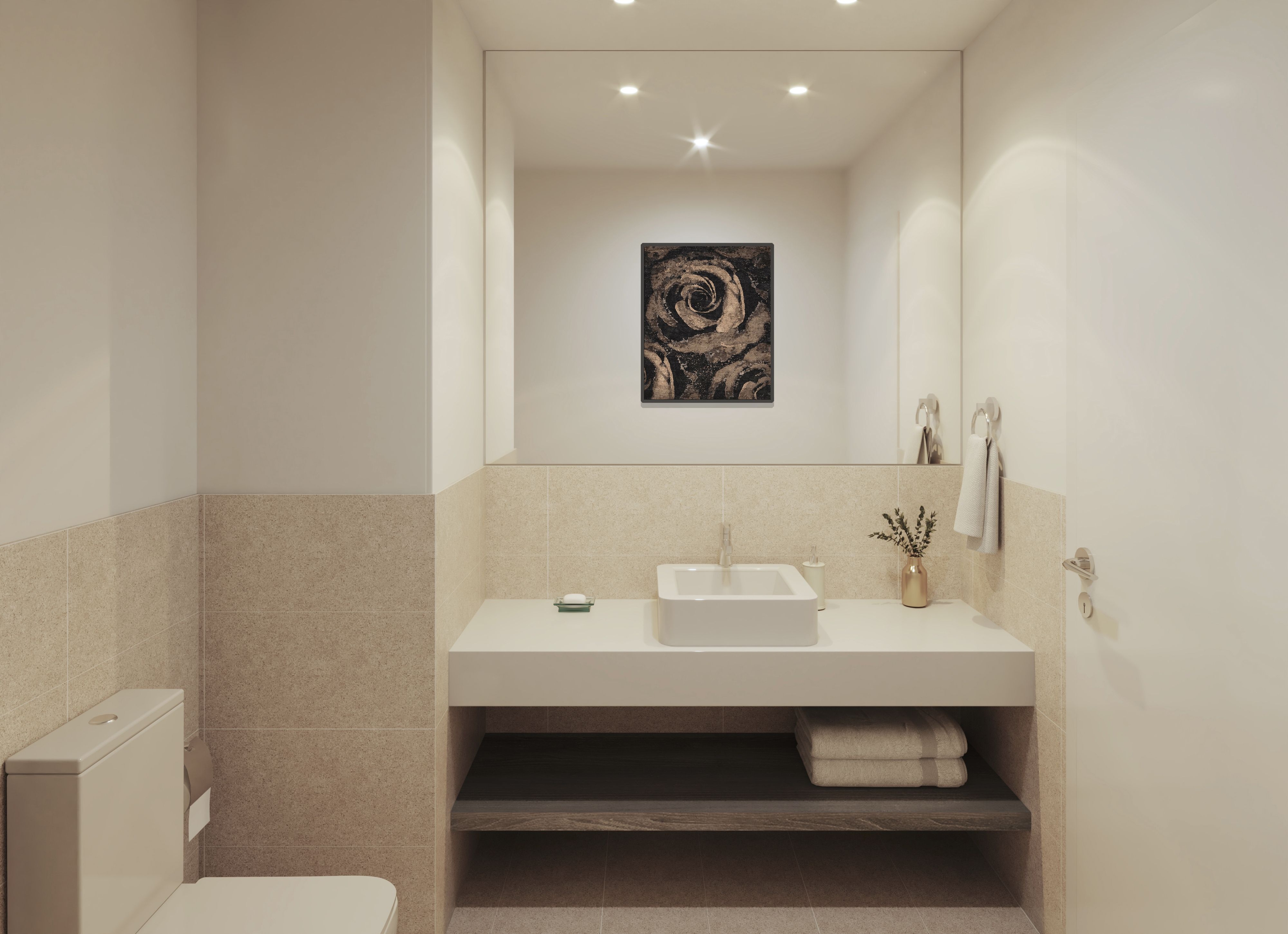 Central Region Villa Type 02 Service Bathroom دورة مياه