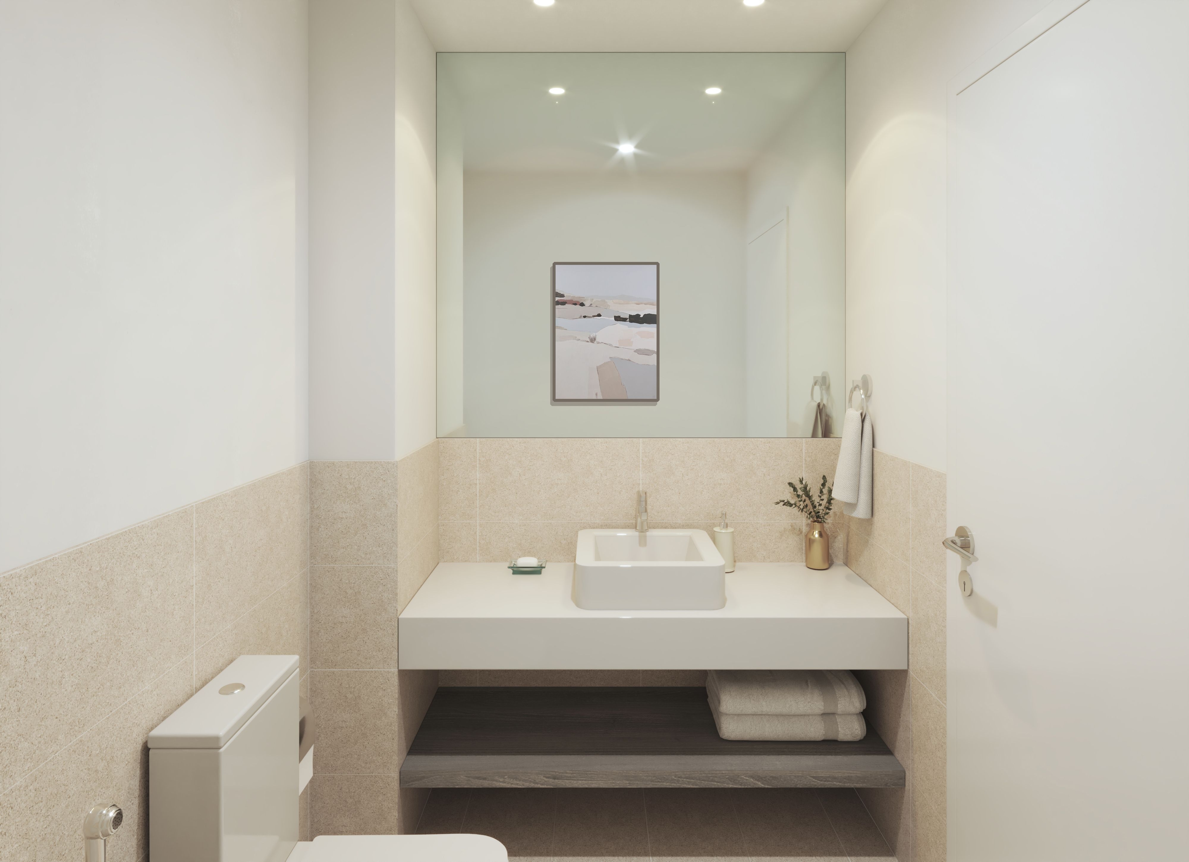 Central Region Villa Type 03 Service Bathroom دورة مياه