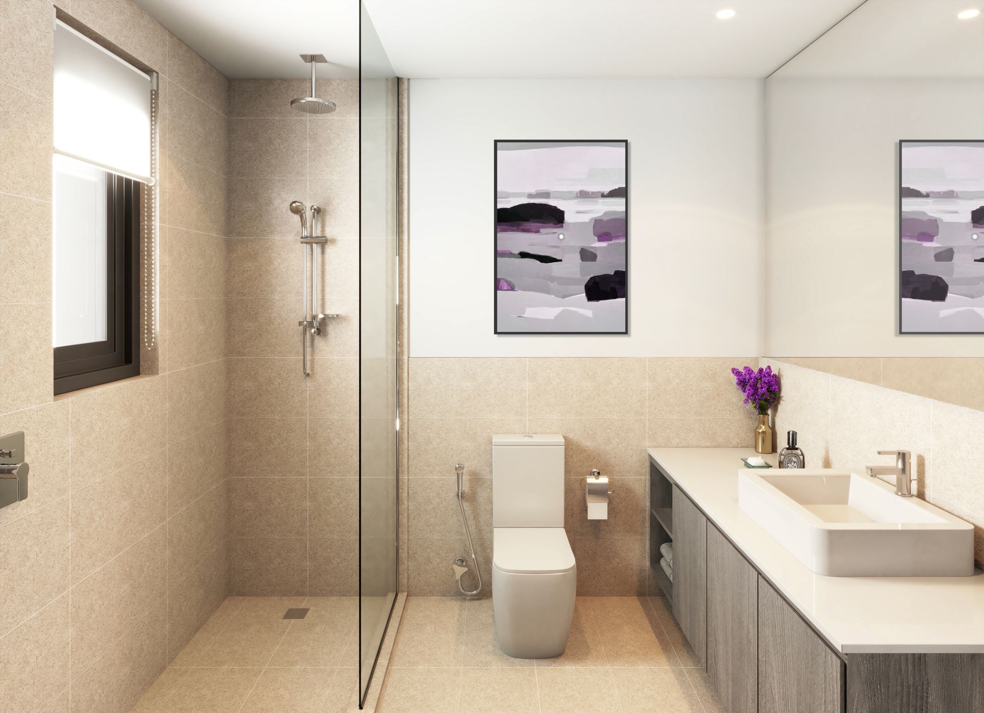 ALMANAR TH1 Master Bathroom | دورة مياه TH1 المنار