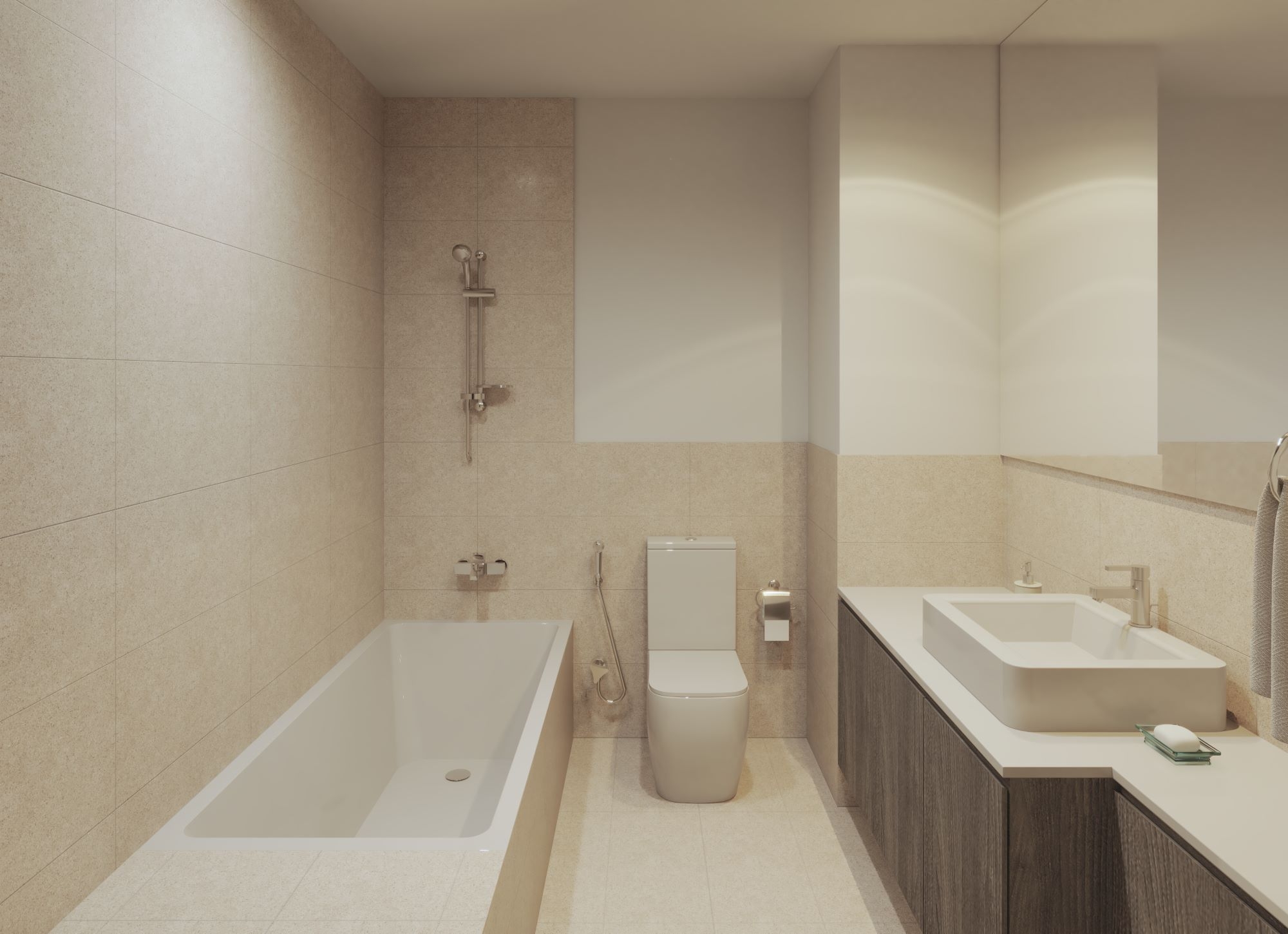 Western Region Villa Type4 Family Bathroom | دورة مياه